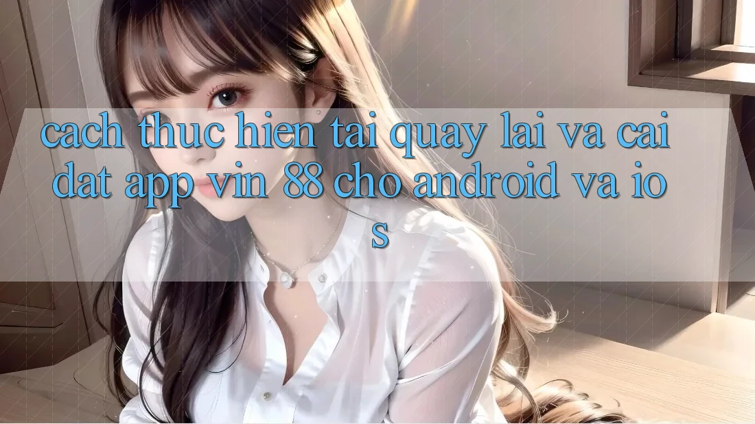Cách thực hiện Tải quay lại Và Cài Đặt App Vin 88 Cho Android Và iOS Cách thực hiện Tải quay lại Và Cài Đặt App Vin 88 Cho Android Và iOS
