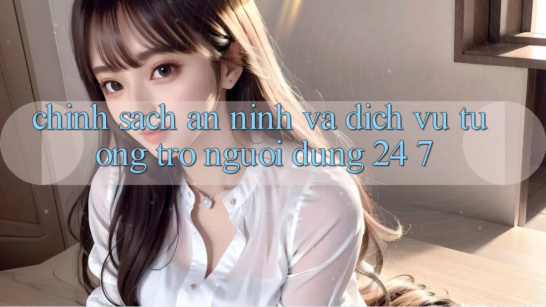 Chính Sách An ninh Và Dịch Vụ Tương trợ Người dùng 24/7