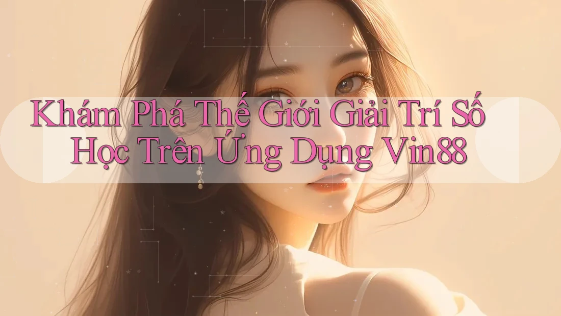 Khám Phá Thế Giới Giải Trí Số Học Trên Ứng Dụng Vin88 Khám Phá Thế Giới Giải Trí Số Học Trên Ứng Dụng Vin88