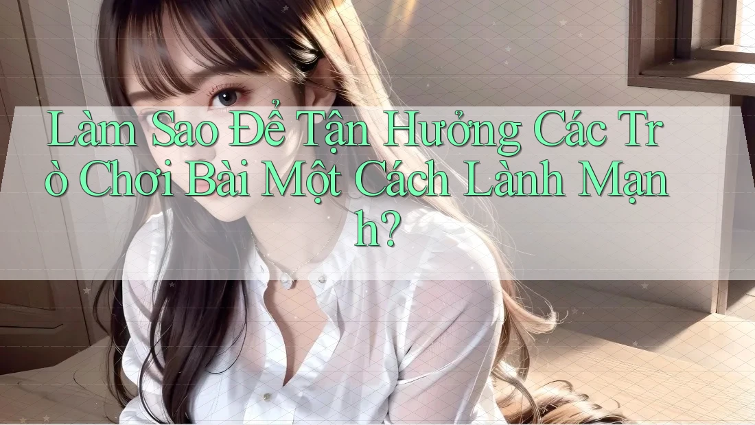 Làm Sao Để Tận Hưởng Các Trò Chơi Bài Một Cách Lành Mạnh? Làm Sao Để Tận Hưởng Các Trò Chơi Bài Một Cách Lành Mạnh?