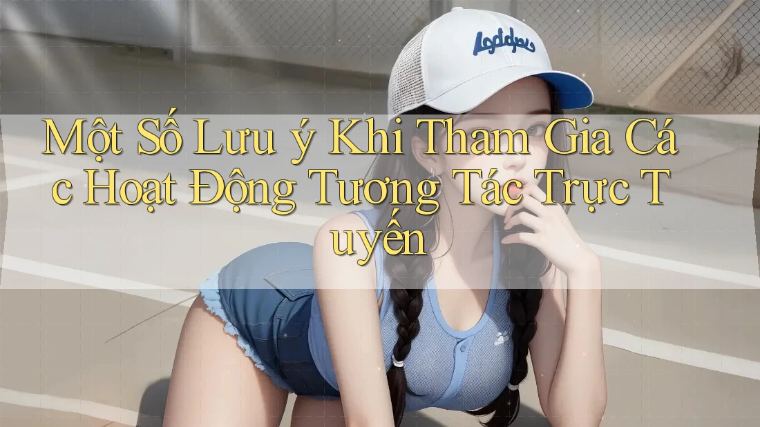 Một Số Lưu ý Khi Tham Gia Các Hoạt Động Tương Tác Trực Tuyến