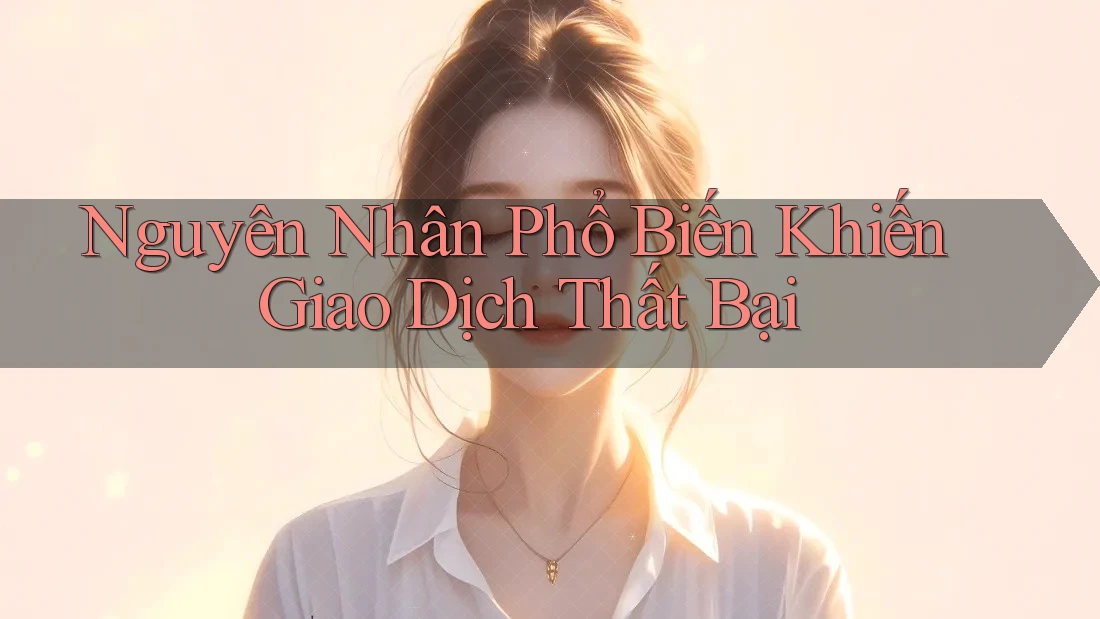 Nguyên Nhân Phổ Biến Khiến Giao Dịch Thất Bại Nguyên Nhân Phổ Biến Khiến Giao Dịch Thất Bại