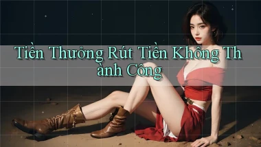 Tiền thưởng Rút tiền không thành công